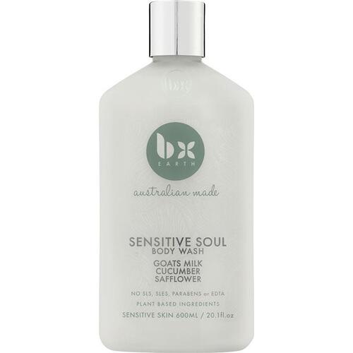 BX Earth Sensitive Body Wash Goats Milk Cucumber & Safflower Oil 600ml