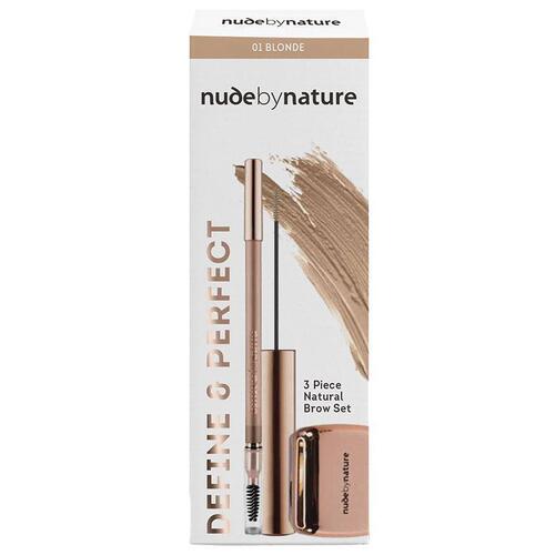 Nude by Nature Define and Perfect Brows Kit Blonde