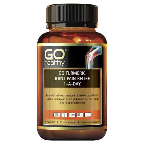 Go Healthy Turmeric Joint Pain Relief 1 A Day 60 Vege Capsules