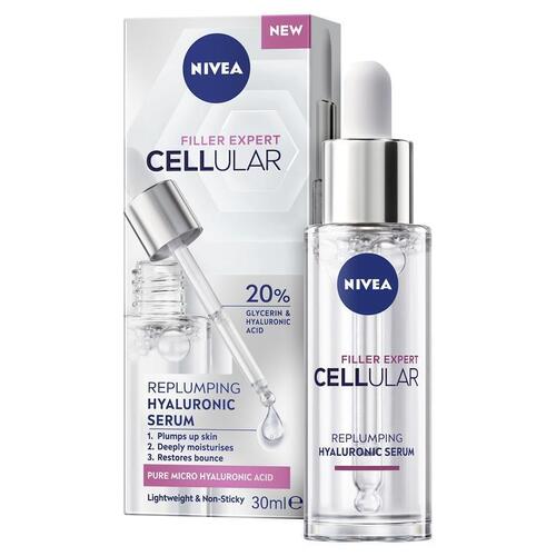 NIVEA Cellular Filler Expert Replumping Hyaluronic Serum 30Ml