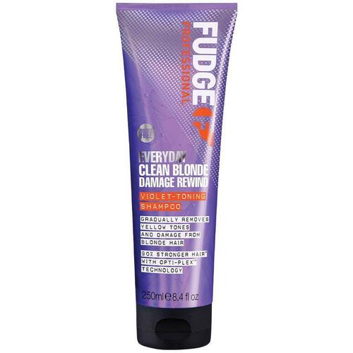 Fudge Professional Clean Blonde Damage Rewind Purple Toning Shampoo 250ml