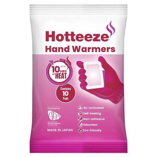 Hotteeze Heat Pads Hand Warmers 10 Pack