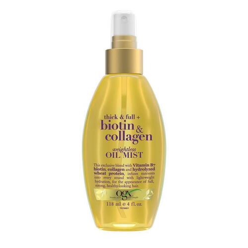 OGX Biotin & Collagen Volumising Weightless Oil Mist 118mL