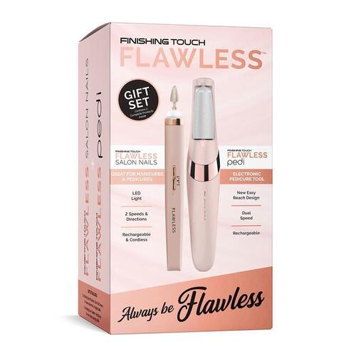 Finishing Touch Flawless Total Manicure & Pedicure Solution, Salon Nails