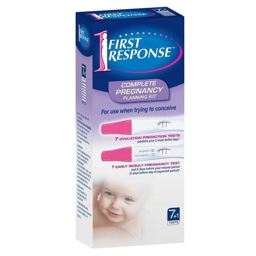 First Response Complete 7 Day Pregnancy Planning Kit 7+1 Tests