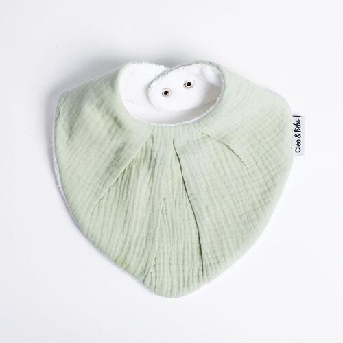 Cleo & Bebe Waterproof Bandana Bib - Pistachio Online Only