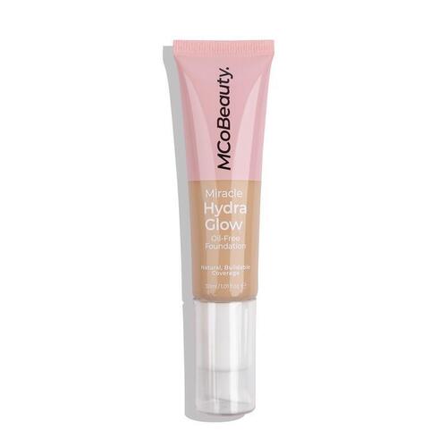 MCoBeauty Miracle Hydro Glow Oil Free Foundation Medium Beige NEW