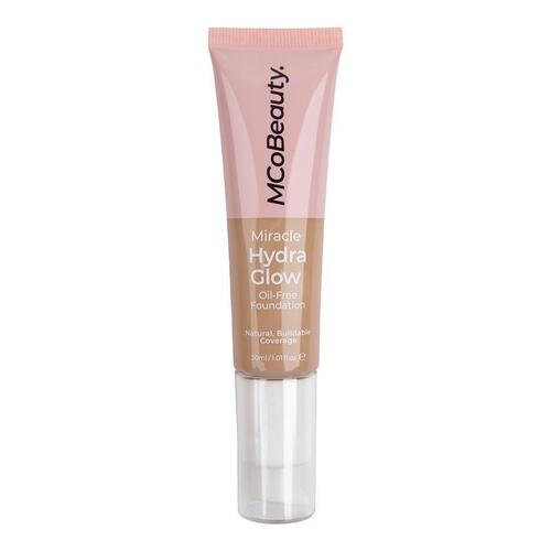 MCoBeauty Miracle Hydro Glow Oil Free Foundation Natural Tan NEW