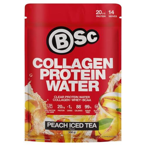 BSc Collagen Protein Water Peach Ice Tea 350g