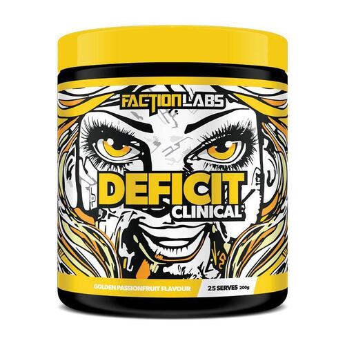 Faction Labs Deficit Clinical Thermogenic Golden Passionfruit 200g