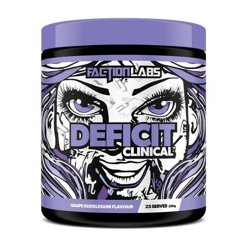 Faction Labs Deficit Clinical Thermogenic Grape Bubblegum 200g