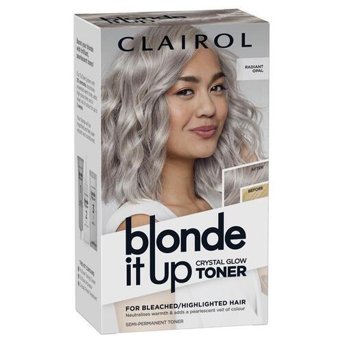 Clairol Blonde It Up Crystal Glow Semi Permanent Toner Radient Opal