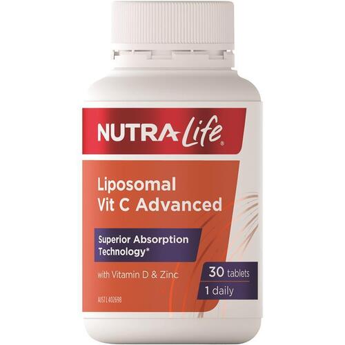 Nutra-Life Liposomal Vitamin C Advanced 30 Tablets