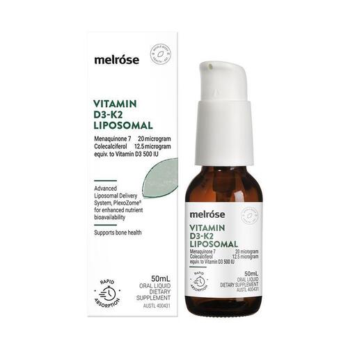 Melrose Liposomal Vitamin D3-K2 Oral Liquid 50ml