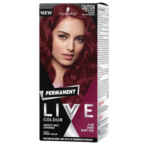 Schwarzkopf Live Colour Permanent 5.89 Dark Ruby Red