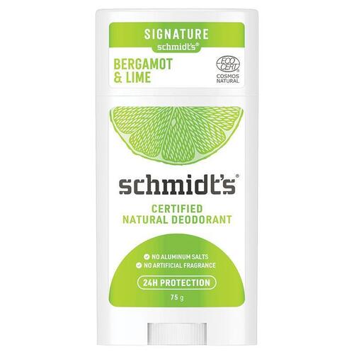 Schmidts Sensitive Bergamot & Lime Deodorant Stick 75g