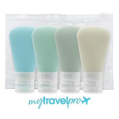 MyTravelPro Silicone Bottle 4 Piece Set