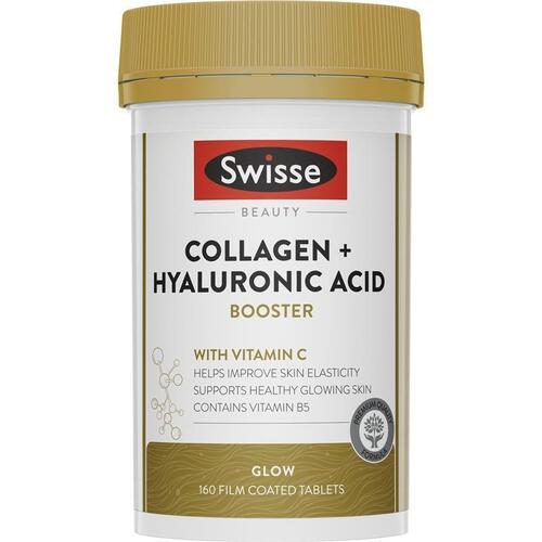 Swisse Beauty Collagen + Hyaluronic Acid Booster 160 Tablets Exclusive Size