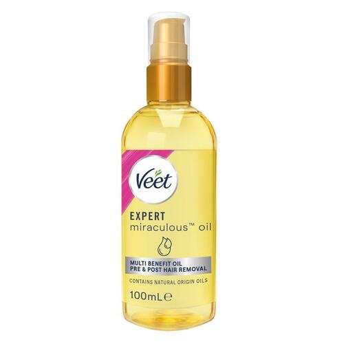 Veet Expert Miraculous Oil 100ml for Pre and Post Wax