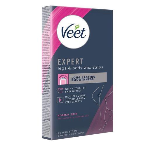 Veet Expert Cold Wax Leg & Body 20 Pack