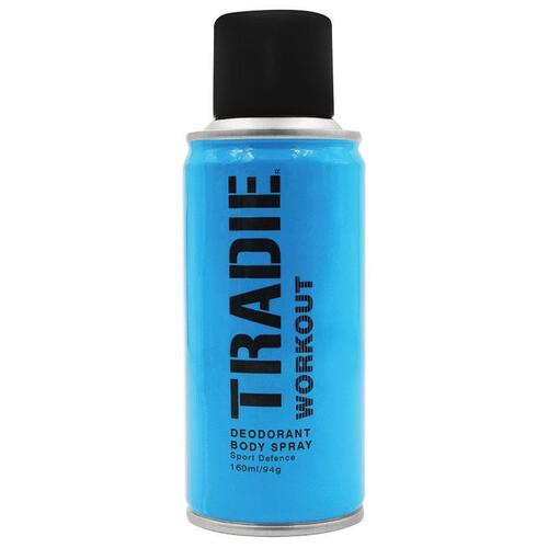 Tradie Workout Deodrant Body Spray 160ml