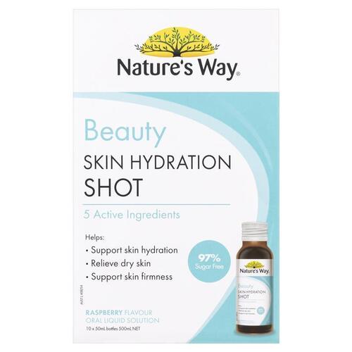 Nature's Way Beauty Skin Hydration Shot 10 x 50ml