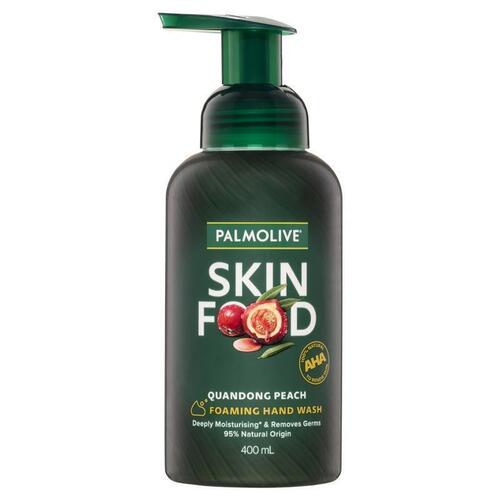 Palmolive Skin Food Foaming Hand Wash Soap Quandong Peach 400ml