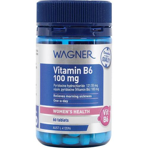 Wagner Vitamin B6 100mg 60 Tablets