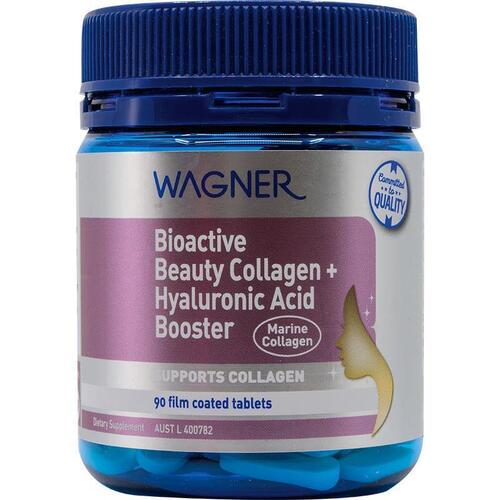 Wagner Bioactive Beauty Collagen + Hyaluronic Acid Booster 90 Tablets