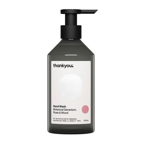 Thankyou Hand Wash Botanical Geranium Rose & Wood 500ml