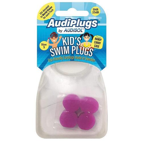 Audiplugs Kids Swim Plugs 2 Pairs