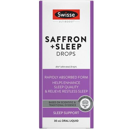 Swisse Ultiboost Saffron + Sleep Drops 30ml