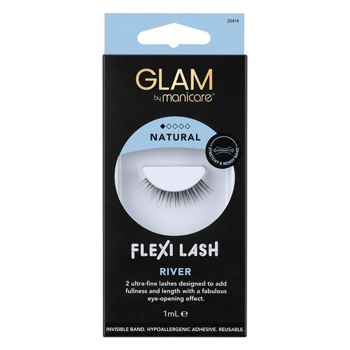 Glam By Manicare Eyelashes Flexi Lash Natural River