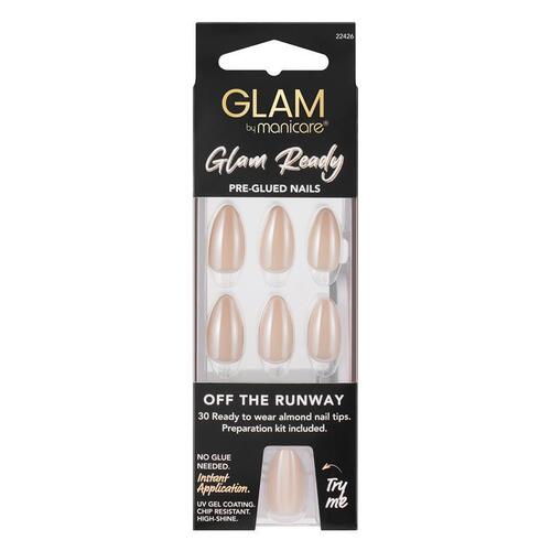 Manicare Glam Ready Pre-Glued Nails 30pcs Off the Runway