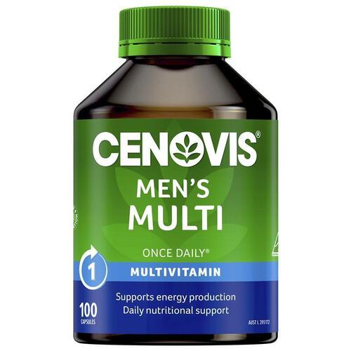 Cenovis Once Daily Mens Multi 100 Capsules Value Pack