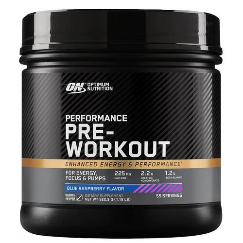 Optimum Nutrition Performance Preworkout Blue Raspberry 522.5g