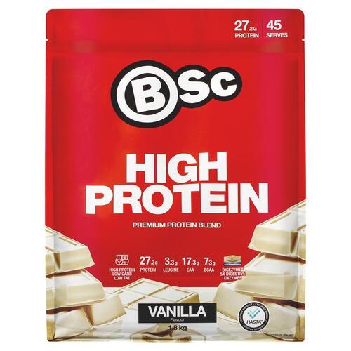 BSc High Protein Vanilla 1.8kg