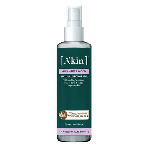 Akin Geranium & Wood Deodorant Spray 150ml