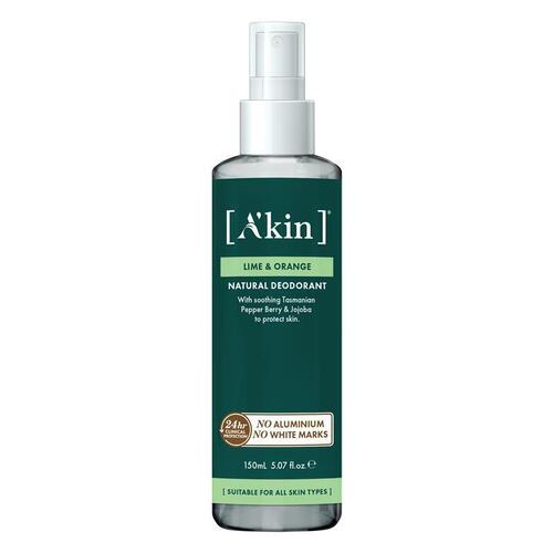 Akin Lime & Orange Deodorant Spray 150ml