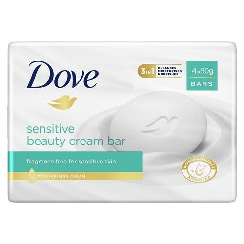 Dove Beauty Bar Sensitive Bar 4 x 90g