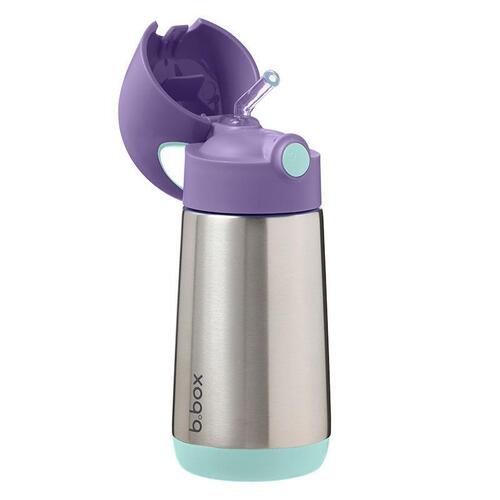 B.Box Insulated Drink Bottle 350ml Lilac Pop