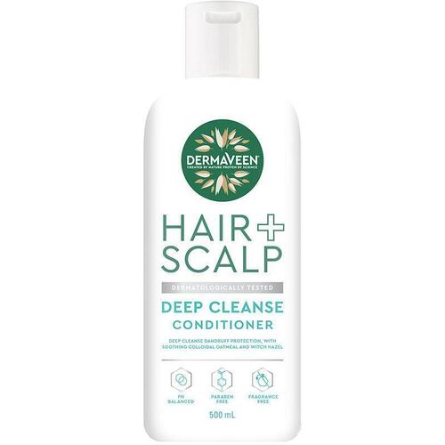 DermaVeen Hair + Scalp Deep Cleanse Conditioner 500ml