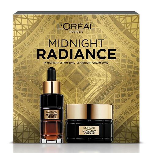 L'Oreal Paris Midnight Radiance Serum and Cream Gift Set