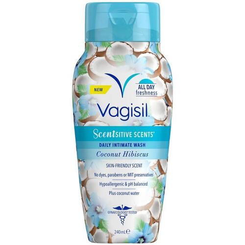 Vagisil Intimate Wash Coconut Hibiscus 240ml