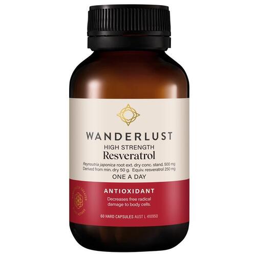 Wanderlust Resveratrol 60 Capsules