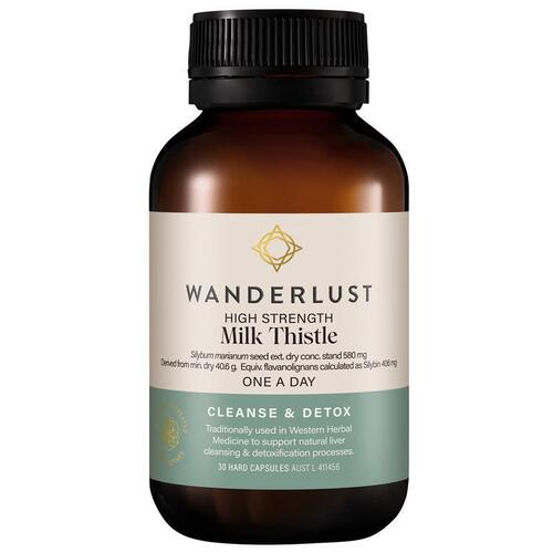 Wanderlust High Strength Milk Thistle 30 Capsules