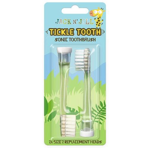 Jack N Jill Tickle Tooth Replacement Heads 2 Pack