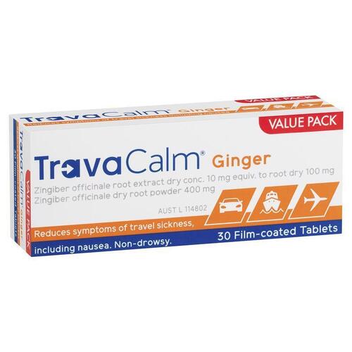 Travacalm Ginger 30 Tablets