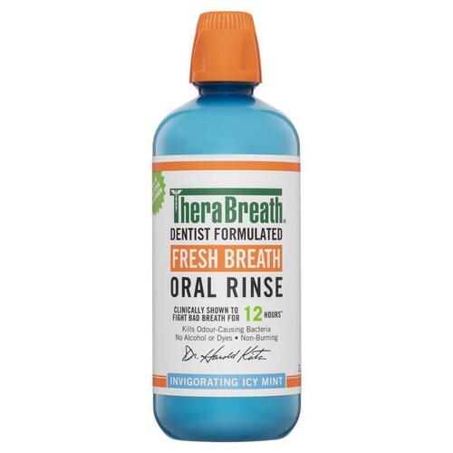 Therabreath Icy Mint Oral Rinse 1 Litre