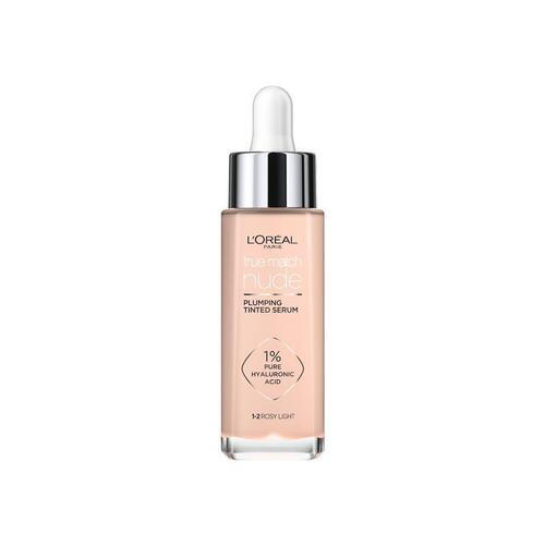 L'Oreal Paris True Match Nude Plumping Tinted Serum Foundation Rosy Light 1-2